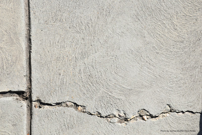 concrete crack repair in San Diego CA